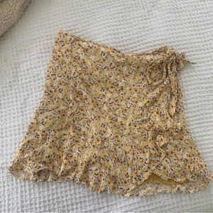 Abercrombie and fitch mini wrap skirt